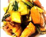 Hình bước làm 3 của món Ba chỉ kho dưa cải chua