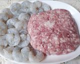 Hình bước làm 1 của món Chả lụa TÔM