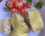 Foto langkah ke 7 dari resep Egg roll fried rice ala bunda Ersya.