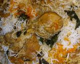A picture of step 6 of Sindhi Biryani.