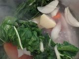 Crema de verduras de mi huertita invernal