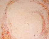 A picture of step 4 of Masala laccha parantha.