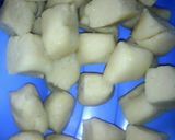 A picture of step 3 of #semolina milky chinchin#.