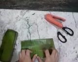 Foto langkah ke 3 dari resep Takir Persegi panjang.