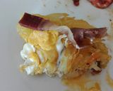 Foto del paso 6 de la receta: Crujiente de patas huevos y jamón (para dos😉)