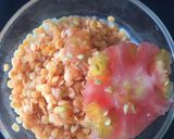 Foto langkah ke 2 dari resep Sop lentil dalam buah tomat.