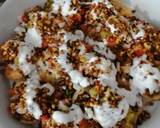Sprout moth beans papdi chaat recipe step 8 photo