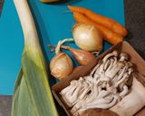 Une image de l'étape 1 de Vermicelle de riz et légumes sautés.