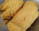 A picture of step 1 of Besan sev.