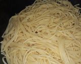 Foto del paso 4 de la receta: Espaguetis 🍝 con jamón y queso 🧀