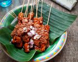 Foto langkah ke 7 dari resep Sate Tempe Saus Kacang.