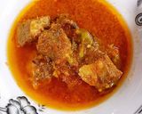 A picture of step 2 of Beef rosh (namkeen gosht).