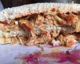 A picture of step 7 of Chicken and veggies sandwich.