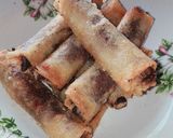 Foto langkah ke 4 dari resep 50. Lumpia pisang cokelat 😋.