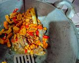 Foto langkah ke 3 dari resep (644) Oseng Tahu Tempe Ikan Asin.