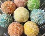 A picture of step 13 of Instant Coconut Laddoo without condensed milk.
