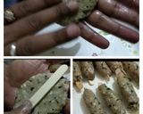 A picture of step 2 of Sabudana ke kabab.