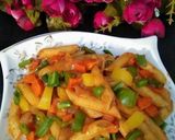 मसाला पास्ता (Masala pasta recipe in Hindi) रेसिपी चरण 5 फोटो