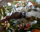 A picture of step 10 of Masala Bhindi.