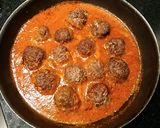 Foto del paso 5 de la receta: Albóndigas con puré naranja