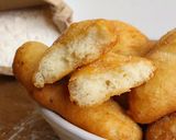A picture of step 8 of Fried Ligurian Potato Focaccette.