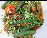 ભરેલા ભીંડા & ભરેલા મરચા (Stuffed bhindi recipe in gujrati) રેસીપી સ્ટેપ6ફોટો