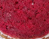 A picture of step 7 of Christmas special Red Velvet Cake 🎂.