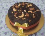 A picture of step 9 of Christmas special eggless plum cake.