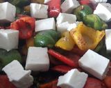 A picture of step 8 of Paneer chilli.