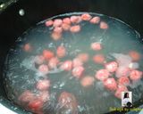 A picture of step 4 of Thai Red Rubies (Quick 30-Minute Version).