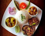 ঘি দিয়ে বেগুন‌ ভাজা রেসিপির ধাপ 4 ছবি