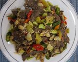 Foto langkah ke 7 dari resep Paru Oseng Pete Pedas.