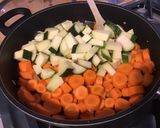 Une image de l'étape 7 de Carottes et courgettes au cumin et coriandre.