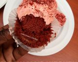 A picture of step 10 of Red velvet cupcakes II.
