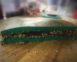 Foto langkah ke 7 dari resep MARTABAK MANIS BLUEVELVET atau TERANG BULAN.