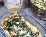 Foto langkah ke 4 dari resep Creamy Chicken Soy Sauce Lasagna with Spinach.