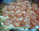 A picture of step 3 of Toufu chicken steamed.