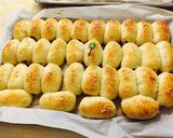 Hình bước làm 9 của món Bánh mì parmesan cheese