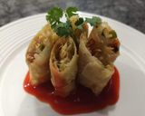A picture of step 5 of Spring roll.