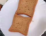 A picture of step 1 of Brown bread pizza.