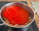 Une image de l'étape 4 de La bolo de Toscane, sauce ragù au fenouil.