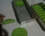 Foto langkah ke 5 dari resep Roti sisir pandan.