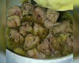 A picture of step 2 of Karim's style Mutton Nihari.