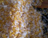 A picture of step 2 of Ven Pongal.