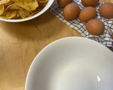 A picture of step 1 of Potato Chip Tortilla (Ferran Adrià’s Potato Chip Tortilla).