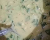 A picture of step 1 of Besan ka chilla.