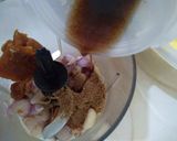 Foto langkah ke 4 dari resep Ayam_Jamur Bumbu Sate.