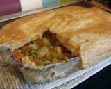A picture of step 9 of Vickys Chicken & Sausage Pot Pie, GF DF EF SF NF.