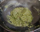 A picture of step 4 of Spinach Chicken with Coconut Milk.