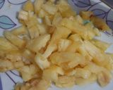 A picture of step 2 of Pineapple Pedas.